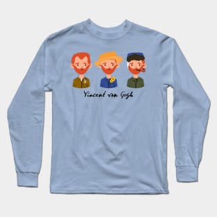 Van Gogh blue Long Sleeve T-Shirt